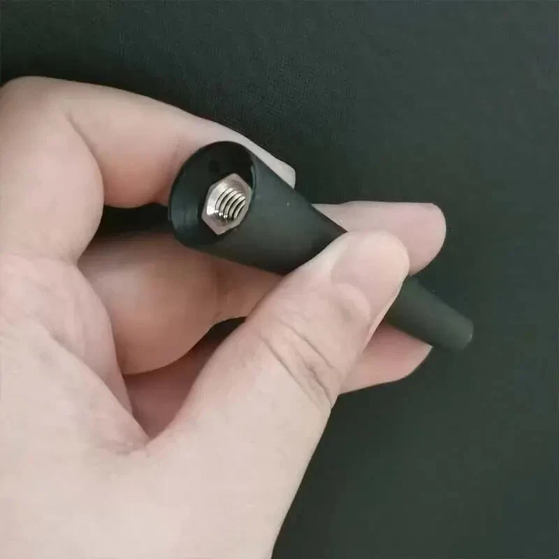 5,8cm antenna autoradio corta universale nera auto radio mini antennino - Immagine 3 di 3