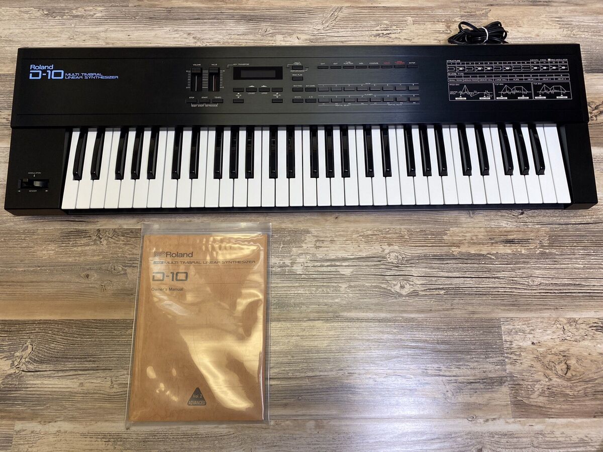 Roland D-10 Keyboard Synthesizer Classic Roland In Perfect Roland D-10 Keyboard Synthesizer Classic Roland In Perfect