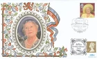 Queen Mother 100th + 101st DOUBLED GB Benham FDC 2000 + 2001 41 of 50 (137588)