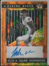 Jalen Wydermyer 2022 Leaf Valiant Rising Stock Rookie Auto Orange Prizm 6/20