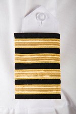  Epauletes sliders Gold 4 x bar