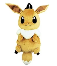 Pok?mon Plush Backpack Eevee pz-brz01 Adjustable Sholder Strap JAPAN NEW