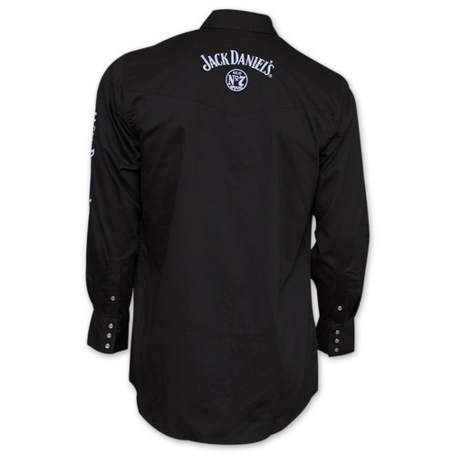 Camisa de manga larga con botones Jack Daniel's - negra negra - Imagen 2 de 3