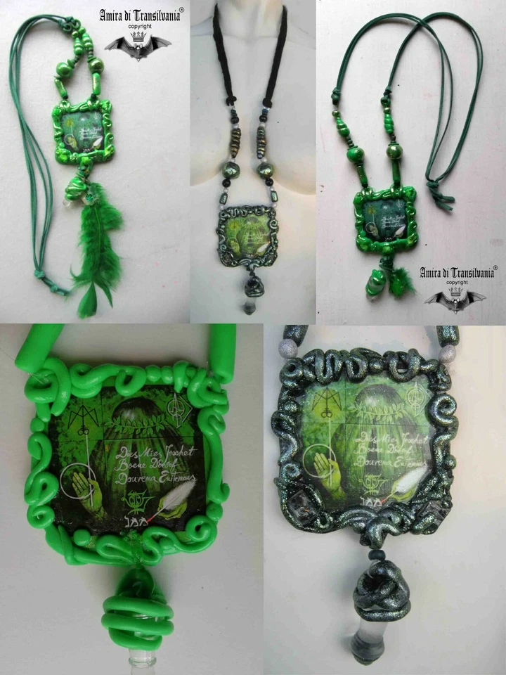 Talisman Pendant Amulet Magic Ritual Pendant Mammon Attraction Money Wealth Rich - Image 2 of 4