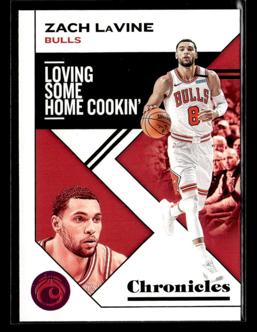 2019-20 Panini Chronicles #43 Zach LaVine Pink Card Chicago Bulls