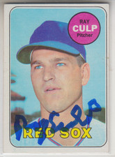 Autographed 1969 Topps Ray Culp - Red Sox