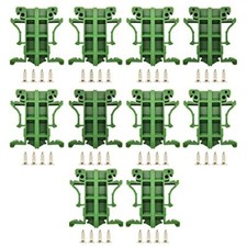 10 Sets 35mm PCB DIN C45 Rail Adapter Circuit Board Mounting Bracket Stand Ca...