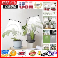 Height Adjustable 6000K Grow Light 2-Pack with Auto Timer for All Plants