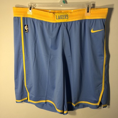 lakers authentic shorts