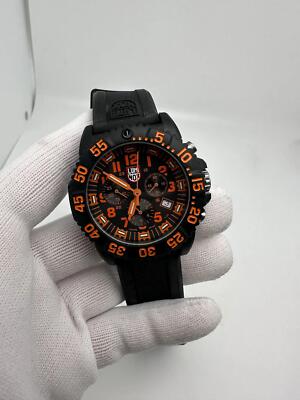 LUMINOX3080クロノグラフ 時計 ブラック オレンジ LUMINOX3080クロノグラフ 時計 ブラック オレンジ ルミノックス