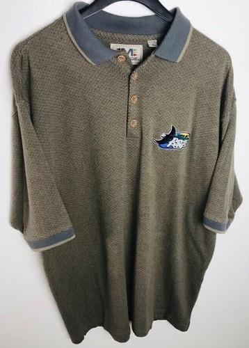 TAMPA BAY DEVIL RAYS 1998-2000 Short Sleeve Golf Polo Shirt Men’s XL Mirage MLB - Picture 2 of 9