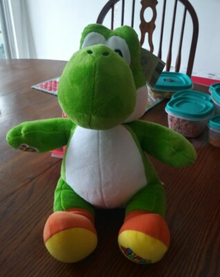 Build A Bear Green Yoshi Plush Nintendo Super Mario Video Game Stuffed Animal | eBay
