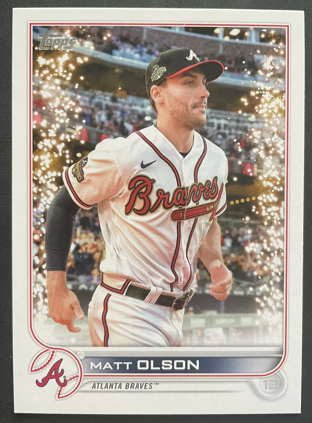 2022 Topps Update Matt Olson Short Print Image Variation SP #US2 Atlanta Braves