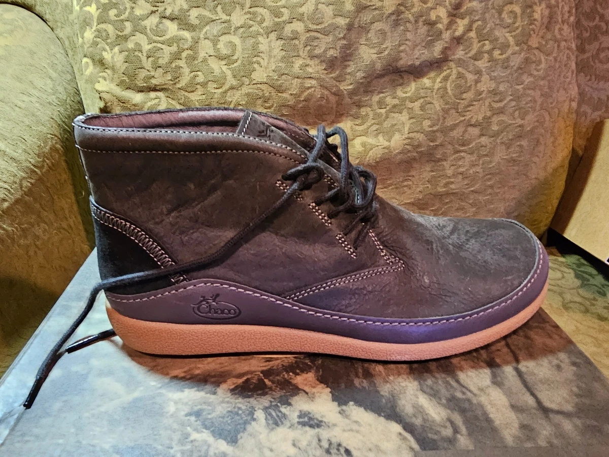 CHACO MENS MONTROSE CHUKKA BOOT SIZE 8 nickel gray grey
