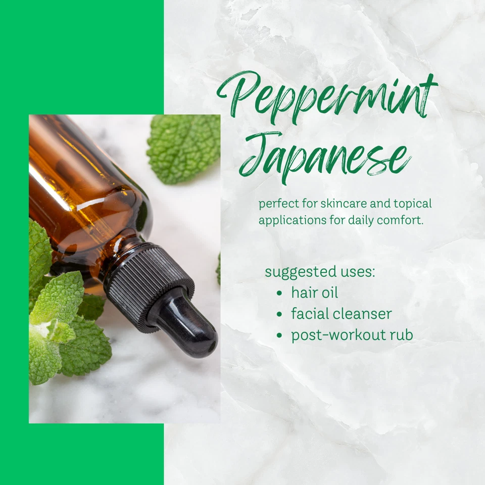 4 fl oz Peppermint Essential Oil in Amber Glass Bottle/Glass Dropper  - Image 3 of 4