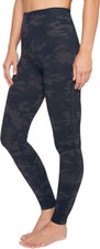 Spanx Leggings Womens Size M Look at Me Now Seamless FL3515 Black Camo NWT