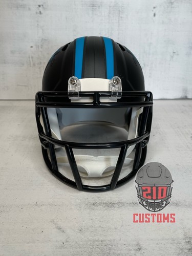 Carolina Panthers 2022 Alternate Authentic Riddell Speed Mini Helmet - Picture 3 of 6