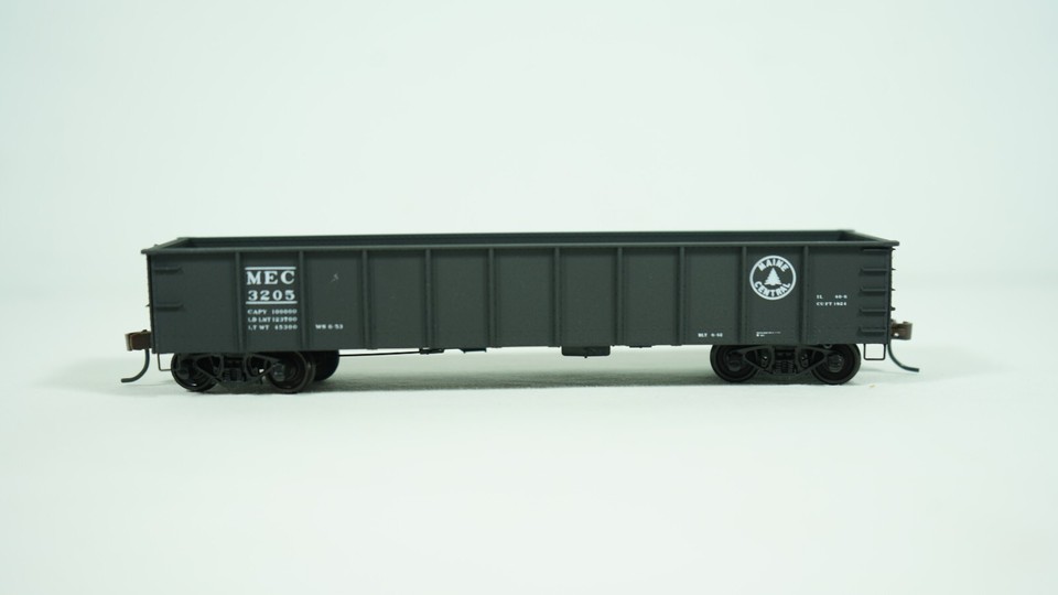 Accurail HO Maine Central MEC AAR 41' Steel Gondola Kit 3730.2 Built