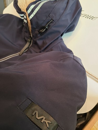 $299 Michael Kors Men's Size Large Navy Blue Jacket Limited Edition - Picture 4 of 12