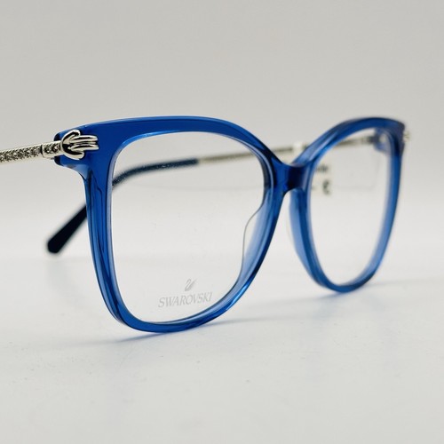 Swarovski Brille Damen oval blau silber STRASS Mod. SK 5316 NEU - Bild 7 von 12