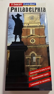Insight FlexiMap Laminated Street Map of Philadelphia, Pennsylvania