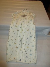 Carter's REAL LOVE Lennon Nursery Set Diaper Stacker Live As One Song Animals
