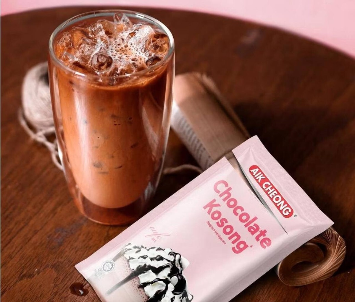 AIK CHEONG Chocolate Kosong Unsweetened No Added Sugar Beverage