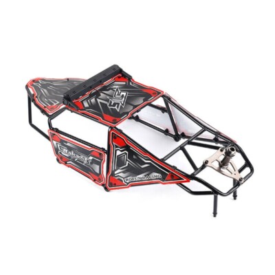 Metallrahmen-Körper-Käfig-Set mit Mustern LED-Beleuchtung für 1/5 HPI Baja 5TS