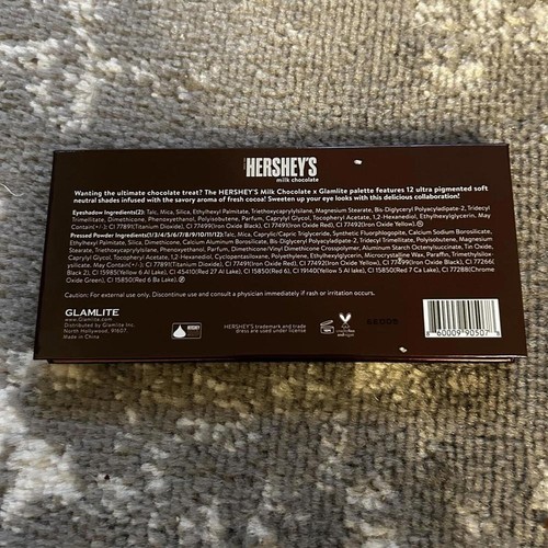 Glamlight Hershey's Milk Chocolate 12 Color Eyeshadow Palette (NEW) - Picture 3 of 4