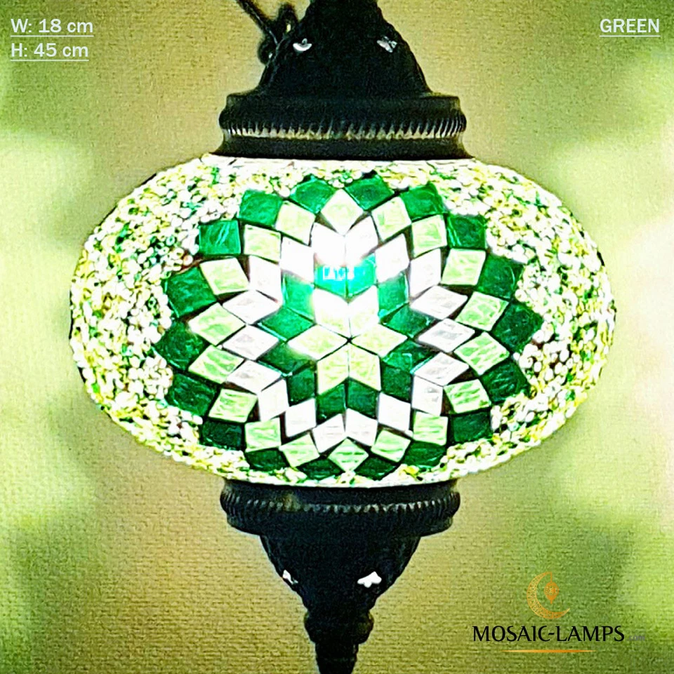 Aplique de pared individual, mosaico turco, lámpara de pared individual marroquí Foto 4 de 4