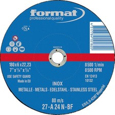 FORMAT Schruppscheibe V2A 125x6mm gekr&ouml;pft