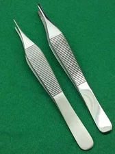 SET OF 2 ASSORTED ADSON DRESSING + ADSON BROWN FORCEPS 4.75" SURGICAL INSTRUMENT