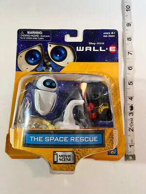 Disney Pixar Wall-e Movie Scene Mini Figure Set: Wall-e & Eve The Space Rescue