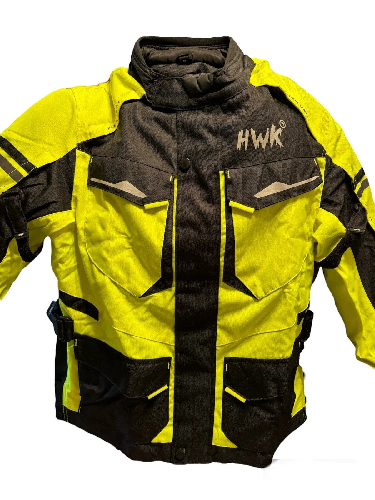 HWK Adventure/Touring Motorcycle Jacket Men, Medium, Waterproof, Heavy-Duty image 3
