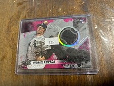 Michael Kopech /25 2019 Topps Fire Rookie Card Chicago White Sox Baseball Jersey. rookie card picture