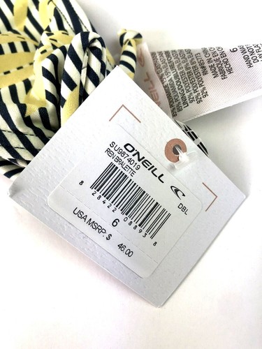 O’Neill, Girl’s Floral Bikini Set, Size 6, Yellow Multicolored - Picture 3 of 3