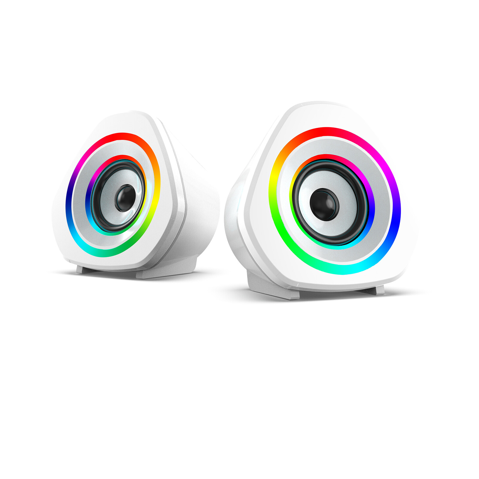 Home Speaker Set Desktop PC  Speakers 3.5mm Wired Laptop I4U6