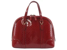 Gucci Nice Micro Guccisima Patent Leather 2WAY Shoulder Handbag