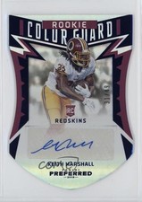 2016 Panini Preferred Rookie Color Guard Blue 31/49 Keith Marshall #264 Auto 0b2