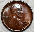 Brilliant Uncirculated 1929-S Lincoln Cent, Glossy, Pastel-Toned speicmen.