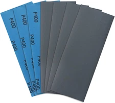 400 Grit Sandpaper, 45PCS, 9 X 3.6 Dry Wet Sand Paper, Silicon Carbide Sanding S