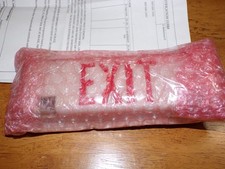 Aircraft EXIT Sign 10-1097-1 removed from Cessna Citation 560XL