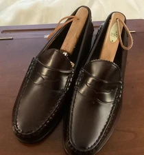 Allen Edmonds Mens Shoes Size 9.5D Kenwood Oxblood Penny  Loafer Leather USA EC!