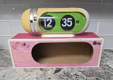 Pill Flip Clock AM FM Radio Space Age Retro Mod Eames MCM Rare - Radio Works