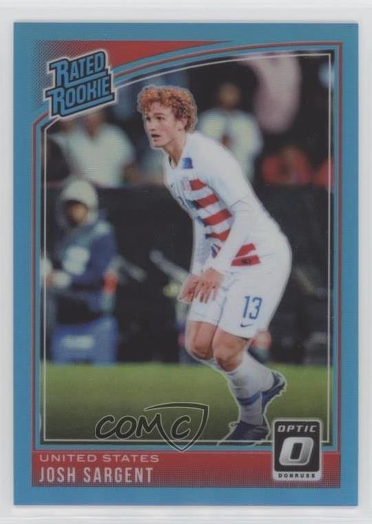 2018 Panini Donruss Rated Rookie Optic Aqua Prizm 11/149 Josh Sargent #200 2oz