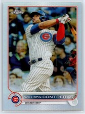 2022 Topps Chrome Willson Contreras Refractor Chicago Cubs #136