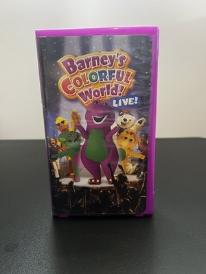 Barney's Colorful World Live VHS 2004 Educational Imagination Family Musical 