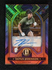 2023 Panini Gold Standard Rookies Platinum 37/49 Tavius Robinson #185 Auto 0wx2