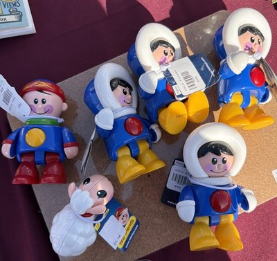 6 Tolo Toys  First Friends  Figure Lot of 6 Posable Click Play Toys NEW!