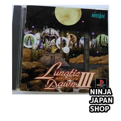 Lunatic Dawn 3 PS1 Japanese Game Software USED
